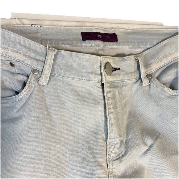 Victoria Beckham Jeans 31/35 Slightly Distressed, Flare / Selvage Bottoms- Stars - Picture 4 of 10